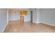 Spacious living room featuring wood floors and an open layout to the kitchen at 3318 N Decatur Blvd # 2110, Las Vegas, NV 89130