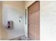Close-up of the front door with unit number, creating a welcoming entrance at 3515 Cactus Shadow St # 104, Las Vegas, NV 89129