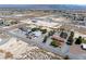 Aerial view displays desert landscape and properties surrounded by open land at 3581 Mallard Ave, Pahrump, NV 89048