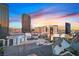 Spectacular cityscape view with colorful sunset, showcasing the iconic Las Vegas strip buildings at 3726 Las Vegas Blvd # 1902, Las Vegas, NV 89158