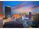 Sunset view of the Las Vegas Strip featuring many hotels and casinos at 3726 Las Vegas Blvd # 1902, Las Vegas, NV 89158