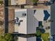 Aerial top down view of the roof of the property at 4653 Califa Dr, Las Vegas, NV 89122