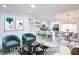 Bright and airy living room featuring modern furnishings, an open layout, and a stylish kitchen at 6170 W University Ave, Las Vegas, NV 89103