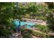 A sparkling swimming pool with lounge chairs, perfect for relaxing and soaking up the sun at 68 E Serene Ave # 224, Las Vegas, NV 89123