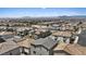 Scenic aerial view of a community with desert landscape and distant mountains at 6848 Sunflower Fields St, North Las Vegas, NV 89086
