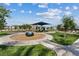 Neighborhood playground with swings and slides for young children to enjoy on a sunny day at 6848 Sunflower Fields St, North Las Vegas, NV 89086