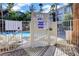 Gated community pool entrance at 7173 S Durango Dr # 307, Las Vegas, NV 89113