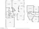 Detailed floor plan showcasing the layout of the home's rooms, including bedrooms, bathrooms, and kitchen at 8411 Carmel Ridge Ct, Las Vegas, NV 89113