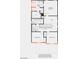 Upstairs floor plan featuring bedrooms and a loft area at 9661 Hinson St, Las Vegas, NV 89139