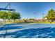Community basketball court surrounded by trees and landscaping at 10241 Regents Cross Pl, Las Vegas, NV 89144