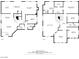 Detailed floor plan showing the layout of the first and second floors of the house at 10241 Regents Cross Pl, Las Vegas, NV 89144