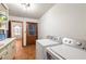 Laundry room with washer, dryer, and utility sink at 1320 Daytona St, Pahrump, NV 89048