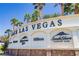 Lake Las Vegas community sign with various club and residential area names and logos at 153 Via Di Mello, Henderson, NV 89011