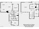 Detailed floorplan showcasing the layout of the home, including room dimensions and placements at 153 Via Di Mello, Henderson, NV 89011