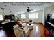 Stylish open-concept Great Room: Granite Counters, Rich-wood Floors, abundant light at 153 Via Di Mello, Henderson, NV 89011