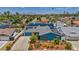 Charming blue two-story home with solar panels and desert landscaping in Las Vegas at 1601 Eaton Dr, Las Vegas, NV 89102