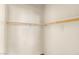 Neutral closet with wooden racks at 199 Bailey Island Dr, Henderson, NV 89074