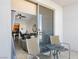 Relaxing balcony with seating that shows an open living space at 200 W Sahara Ave # 1703, Las Vegas, NV 89102