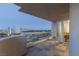 Wide balcony offering views of the city skyline, surrounding landscape, and glass railings at 2777 Paradise Rd # 1105, Las Vegas, NV 89109