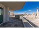 Enjoy Las Vegas Strip views from this condo's balcony with glass railings and tile flooring at 2777 Paradise Rd # 1105, Las Vegas, NV 89109