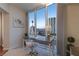 Stylish office with a modern desk and expansive windows offering striking city vistas at 2777 Paradise Rd # 1105, Las Vegas, NV 89109