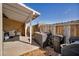 Inviting backyard patio with a covered area, offering space for outdoor dining and relaxation at 301 E Van Wagenen St, Henderson, NV 89015