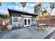 Charming backyard studio with a spacious deck, offering a perfect outdoor entertainment and relaxation area at 3099 Palmdesert Way, Las Vegas, NV 89120