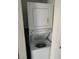 Close up of a stacked washer and dryer inside the home at 4300 N Lamont St # 249, Las Vegas, NV 89115