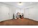 Bedroom featuring carpet, two doors and window at 4323 E Twain Ave, Las Vegas, NV 89121
