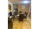 Cozy dining area featuring a stylish dining table and chairs at 4461 Greenhill Dr, Las Vegas, NV 89121