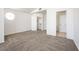 Spacious bedroom with a unique round window and large walk-in closet at 4521 Crimson Leaf Dr, Las Vegas, NV 89130