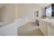 A cozy bedroom with nice views of the home from the window. Loft style at 5112 Onion Creek Ln, Las Vegas, NV 89113