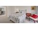 Cozy bedroom with a comfortable bed, stylish decor, and access to the bathroom offers a peaceful retreat at 5112 Onion Creek Ln, Las Vegas, NV 89113