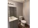 Bathroom featuring a light vanity and modern toilet at 541 Indian Bluff St # 201, Las Vegas, NV 89145