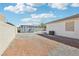 Backyard with shed, offering additional storage and workspace at 564 Lampshire Ln, Pahrump, NV 89060