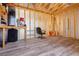 Interior view of shed, showing ample storage space and an organized layout at 564 Lampshire Ln, Pahrump, NV 89060