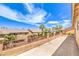 Spacious outdoor patio offering ample space for entertaining and relaxation at 5862 Bluthe Bridge Ave, Las Vegas, NV 89141