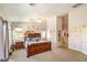 Spacious main bedroom featuring carpet floors, ceiling fan and a large walk-in closet at 5862 Bluthe Bridge Ave, Las Vegas, NV 89141