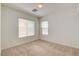 Empty bedroom with two windows at 6622 Colorado Spruce St, Las Vegas, NV 89149