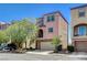 Two-story home featuring a stucco facade, two-car garage, and well-maintained front yard at 6622 Colorado Spruce St, Las Vegas, NV 89149