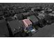 Aerial view of a terra cotta roof home in a residential neighborhood at 6726 Glissando Ct, Las Vegas, NV 89139