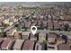 An aerial view shows the home's proximity to Cougar Creek Park at 6726 Glissando Ct, Las Vegas, NV 89139