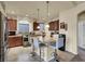 Kitchen with granite counters, a center island, and stainless appliances at 6726 Glissando Ct, Las Vegas, NV 89139