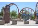 The sign for Mountain's Edge Regional Park, showcasing the community's dedication to recreational spaces at 7042 Grand Junction Ave, Las Vegas, NV 89179