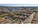 Neighborhood aerial view featuring well-maintained homes and convenient street access at 711 Golden Sedum Dr, Henderson, NV 89011