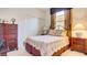Inviting bedroom with a comfortable bed, soft bedding, and a relaxing atmosphere at 711 Golden Sedum Dr, Henderson, NV 89011