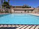 Inviting community swimming pool with clear, sparkling water at 7300 Pirates Cove Rd # 2025, Las Vegas, NV 89145
