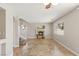 Spacious living room with tile flooring and a decorative fireplace at 8507 Titania Ct, Las Vegas, NV 89147