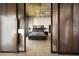Cozy bedroom featuring modern sliding doors and access to the main living area at 900 Las Vegas Blvd # 715, Las Vegas, NV 89101