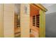 Beautifully lit sauna with space for relaxing and enjoying the warmth at 900 Las Vegas Blvd # 715, Las Vegas, NV 89101